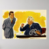  zaken, directielid directie directie directeuren poster (Voorkant)