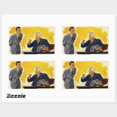  zaken, directielid directie directie directeuren rechthoekige sticker (Vel)