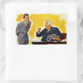  zaken, directielid directie directie directeuren rechthoekige sticker (Tas)