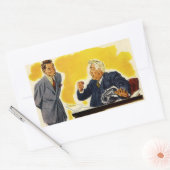  zaken, directielid directie directie directeuren rechthoekige sticker (Envelop)