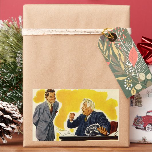  zaken, directielid directie directie directeuren rechthoekige sticker (Feestdagen)