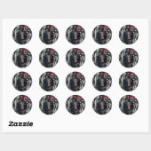 Zaken doen ronde sticker (Vel)