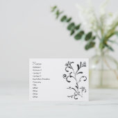 zaken en schoonheid visitekaartje (Staand voorkant)