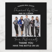 Zaken gebaseerd op wijn en uw verwijzingen etiket (Enkel label)