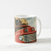  zaken, Logging Vracht met Lumberjacks Koffiemok (Voorkant rechts)