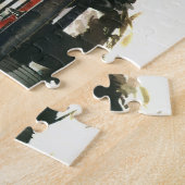 zaken, Logging Vracht met Lumberjacks Legpuzzel (Zijkant)