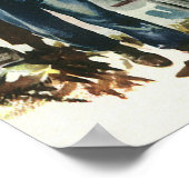 zaken, Logging Vracht met Lumberjacks Poster (Hoek)