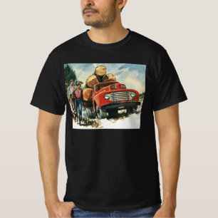 zaken, Logging Vracht met Lumberjacks T-shirt