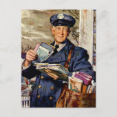  zaken, Mailman die brieven van de Post levert Briefkaart (Voorkant)