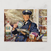 zaken, Mailman die brieven van de Post levert Briefkaart (Voorkant)