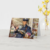  zaken, Mailman die brieven van de Post levert Kaart (Gele Bloem)