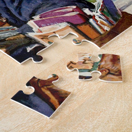 zaken, Mailman die brieven van de Post levert Legpuzzel (Zijkant)