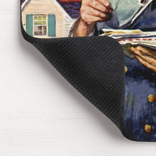  zaken, Mailman die brieven van de Post levert Muismat (Hoek)