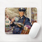  zaken, Mailman die brieven van de Post levert Muismat (Met muis)