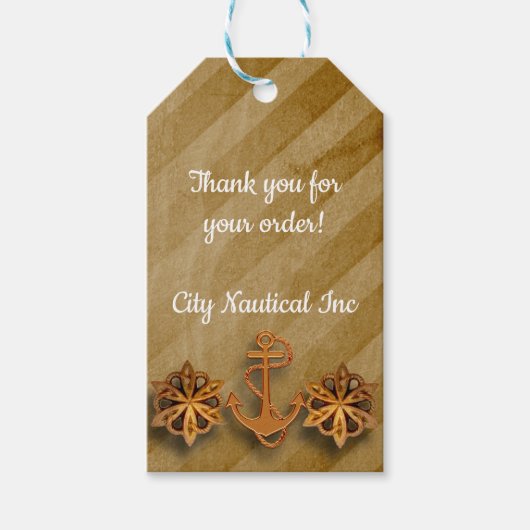 Zaken of persoonlijk sjabloon voor de scheepvaart: cadeaulabel (Voorkant)