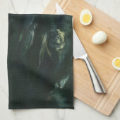  zaken, politieman op noodtelefoon theedoek (Quarter Fold)