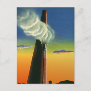 zaken, Steam Whistle Factory Sunrise Briefkaart