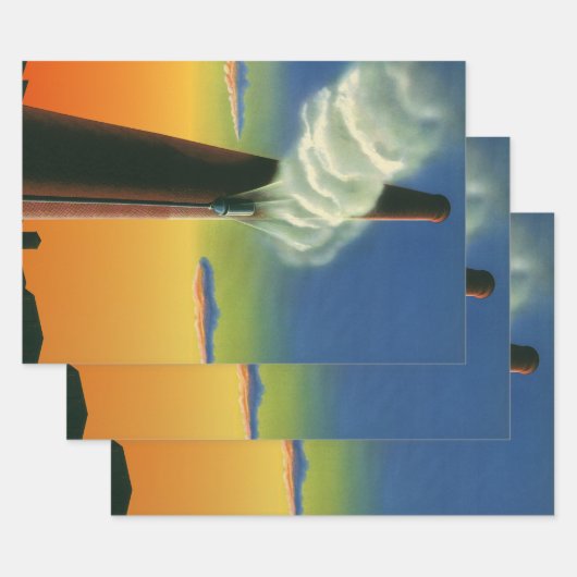  zaken, Steam Whistle Factory Sunrise Inpakpapier Vel (Set)