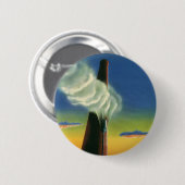 zaken, Steam Whistle Factory Sunrise Ronde Button 5,7 Cm (Voorkant /achterkant)