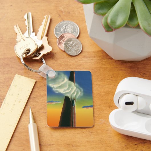 zaken, Steam Whistle Factory Sunrise Sleutelhanger (Bureau)