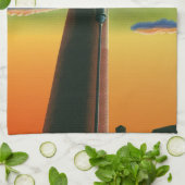 zaken, Steam Whistle Factory Sunrise Theedoek (Gevouwen)