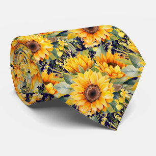 Zaken stropdas Van Gogh Zonnebloemen