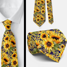 Zaken stropdas | Van Gogh Zonnebloemen