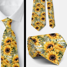 Zaken stropdas | Van Gogh Zonnebloemen