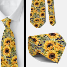 Zaken stropdas | Van Gogh Zonnebloemen