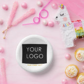  Zaken toevoegen Logo Matig Wit Papieren Kommen (Feest)