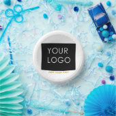  Zaken toevoegen Logo Matig Wit Papieren Kommen (Feest)