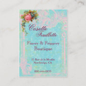 ZAKEN VAN DE GROOTTE VAN DE BOUTIQUE VAN DE VISITEKAARTJE (Achterkant)