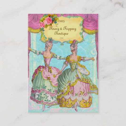 ZAKEN VAN DE GROOTTE VAN DE BOUTIQUE VAN DE VISITEKAARTJE (Voorkant)