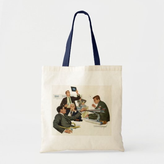  zaken, Vergadering met de managers van het luchtv Tote Bag (Voorkant)
