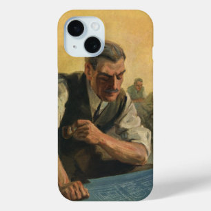  zakenarchitect en bouwblauwdrukken iPhone 15 case