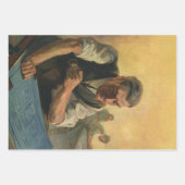 zakenarchitect en bouwblauwdrukken inpakpapier vel (Voorkant)