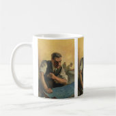 zakenarchitect en bouwblauwdrukken koffiemok (Links)