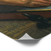 zakenarchitect en bouwblauwdrukken poster (Hoek)