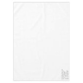 Zakenbedrijf Restaurants - Industriële hotels Tafelkleed (Voorkant)