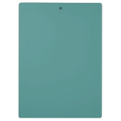Zakenblauw en groen klembord (Achterkant)