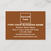 Zakenbruine Benoemingskaart Afsprakenkaartje (Achterkant)