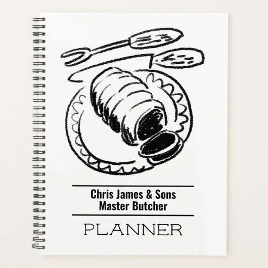 Zakencadeau voor Butcher Planner (Voorkant)