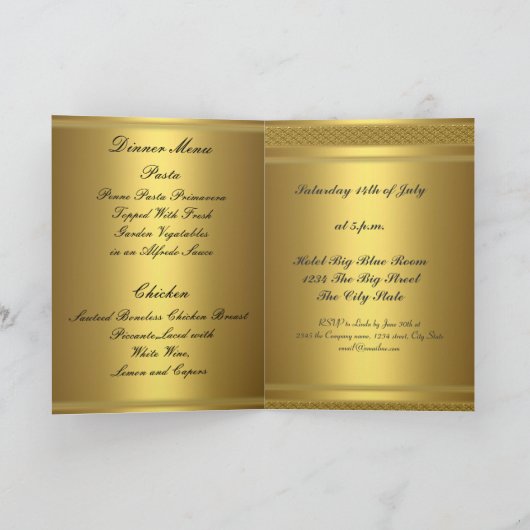 Zakendinerfeest Voeg uw logo toe (Binnen)