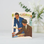 zakendoen briefkaart (Staand voorkant)