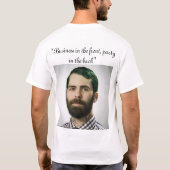 zakendoen in de voorpartij achteraan t-shirt (Achterkant)