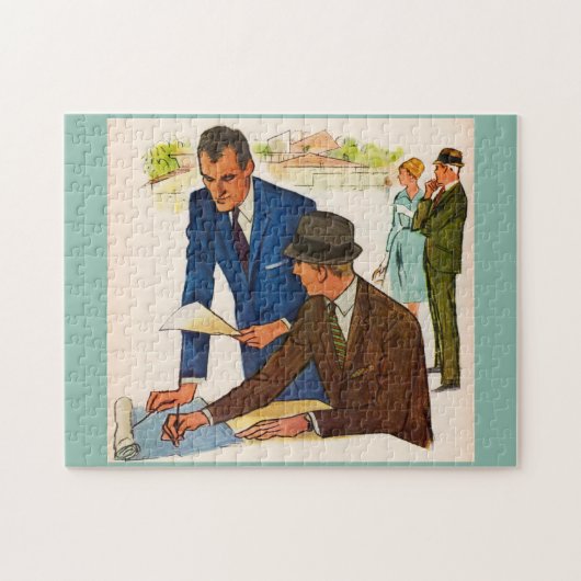 zakendoen legpuzzel (Horizontaal)