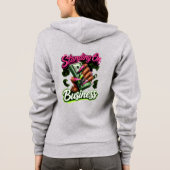 Zakendoen met stijl hoodie (Achterkant)