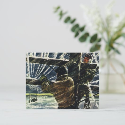  zakenelektricien die in het Storm van de sneeuw w (Staand voorkant)