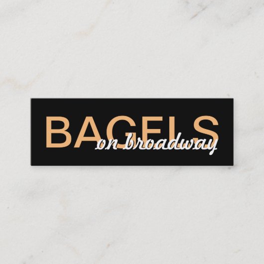 zakenkaart klantenkaartje (Voorkant)