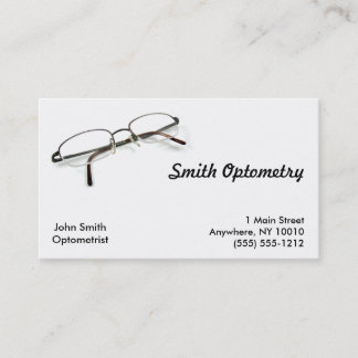 Zakenkaart Optometrie Visitekaartje